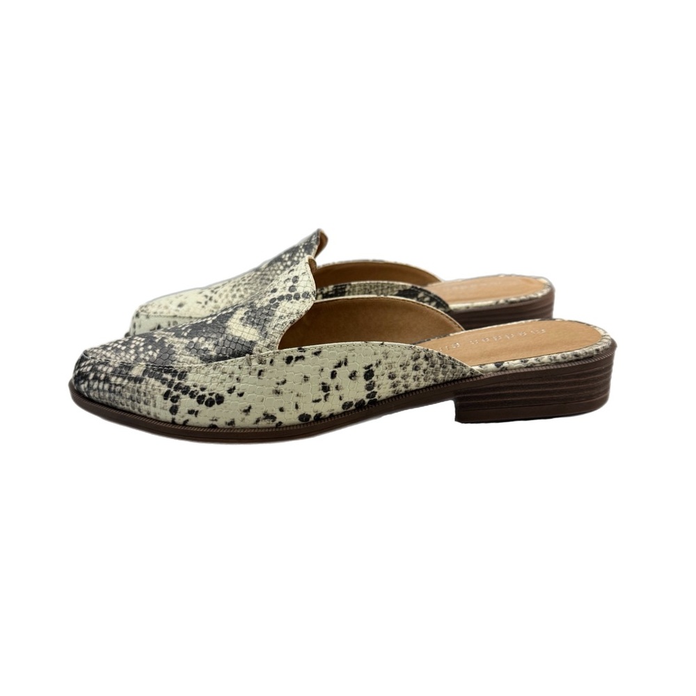 Madden Girl Snakeskin Pattern Mules NWOT